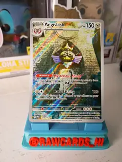 Aegislash - 210/182 Illustration Rare Holo NM Pokemon SV04: Paradox Rift - Image 1