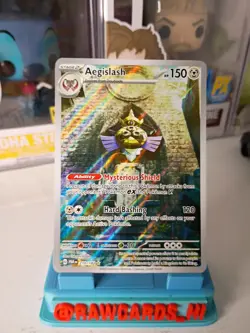Aegislash - 210/182 Illustration Rare Holo NM Pokemon SV04: Paradox Rift - Image 2