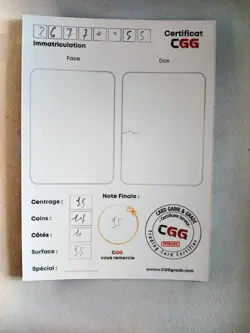 Carte Pokemon Francais Lucario ex (SCR 082) Couronne Stellaire CGG 9,5 26770055 - Image 3