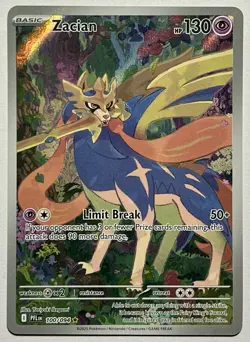 Zacian 100/094 (NM) Illustration Rare Scarlet & Violet: Phantasmal Flames 2025 - Image 1