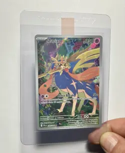 Zacian 100/094 (NM) Illustration Rare Scarlet & Violet: Phantasmal Flames 2025 - Image 3