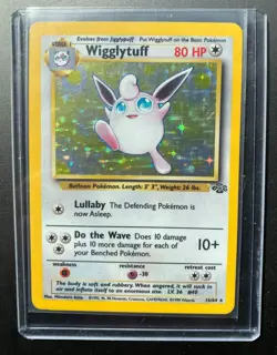 Wigglytuff Jungle 16/64 Holo Rare Pokemon TCG Vintage WOTC Excellent - Image 1