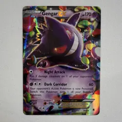 Pokemon Gengar EX Full Art Ultra Rare Holo XY Phantom Forces 34/119 170HP - Image 1