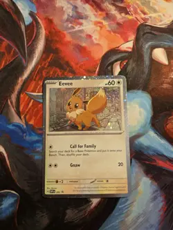 Pokemon TCG Destined Rivals - Eevee SVP 200 Checklane Blister Promo (Cosmo Holo) - Image 1