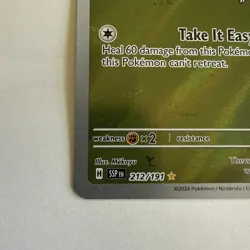 Slakoth Illustration Surging Sparks 212/191 Pokemon TCG - Image 4