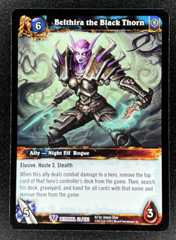 World of Warcraft TCG Betrayal 63/202 Belthira the Black Thorn - Image 1
