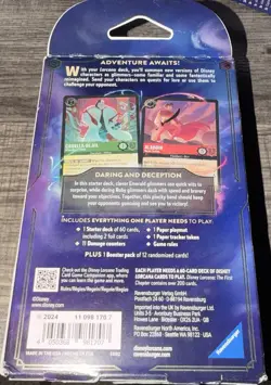 Disney Lorcana First Chapter Starter Deck Cruella Aladdin Sealed Box Wear - Image 2