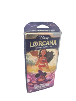 Disney Lorcana The First Chapter Starter Deck Moana & Mickey Mouse Amber Amethys - Image 1