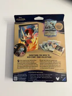 Disney Lorcana Fabled Collection Starter Set Glimmer Tinkerbell Promo New Sealed - Image 2