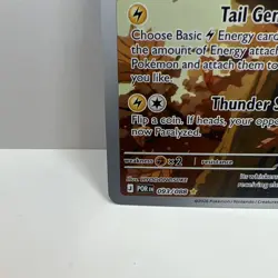 Pokemon Dedenne 093/088 POR Full Art Rare Holo Lightning Basic Card 2026 - Image 4