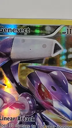 Pokemon Genesect TCG XY119 Black Star Promo Holo Foil Full Art Card LP Condition - Image 2
