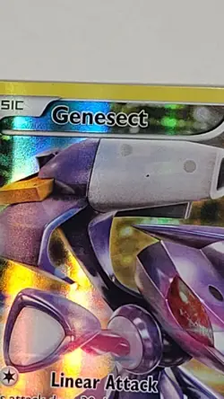 Pokemon Genesect TCG XY119 Black Star Promo Holo Foil Full Art Card LP Condition - Image 3