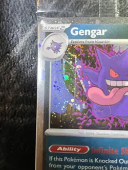 Pokemon Gengar GameStop Promo Holo Card 050/088 130 HP EN 2022 DOUBLE SWIRL 🌀🌀 - Image 2