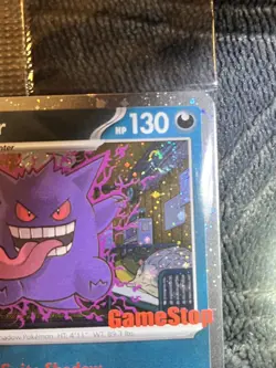 Pokemon Gengar GameStop Promo Holo Card 050/088 130 HP EN 2022 DOUBLE SWIRL 🌀🌀 - Image 3
