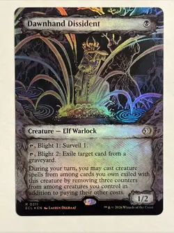 Dawnhand Dissident (Showcase) Lorwyn Eclipsed Foil - Image 1