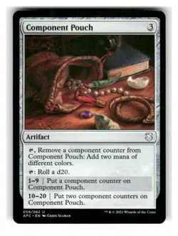 Component Pouch 59 Commander: Adventures in the Forgotten Realms MTG LP - Image 1
