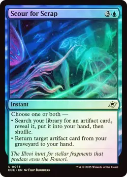 Scour for Scrap (0073) - Edge of Eternities - Uncommon (Foil) - Image 1