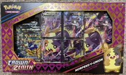Pokemon TCG Crown Zenith Morpeko V-Union Premium Playmat Collection Box 🔥 - Image 1