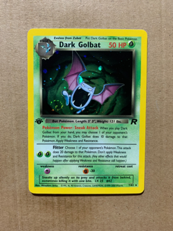 1st Edition Dark Golbat 7/82 Team Rocket - Holo Pokemon Card - NM/Mint - Image 1