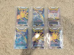 ⚡6x Pokemon Sword & Shield Silver Tempest Booster Packs Sealed Let's Go 📈 - Image 1
