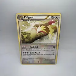 Pidgeot 29/102 Rare HGSS Triumphant Pokemon Moderately Played - Image 1