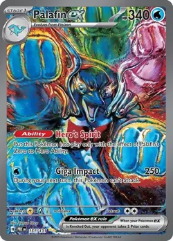 Palafin ex (151/131) [Scarlet & Violet: Prismatic Evolutions] Near Mint Holofoil - Image 1
