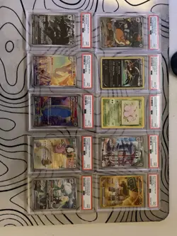 Nintendo PSA Graded Pokemon TCG Lot of 10 - Image 1