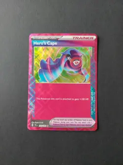 Pokemon TCG Hero's Cape 152/162 Temporal Forces Ace Spec NM/LP - Image 1