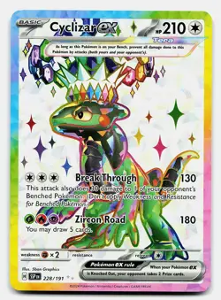CYCLIZAR EX SURGING SPARKS 228/191 NM ULTRA RARE POKEMON - Image 2