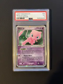 Mew ex 88/92 Pokemon Legend Maker - PSA 5 EX - Image 1