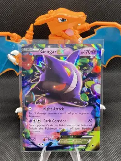 Pokemon TCG Gengar EX 34/119 Ultra Rare Holo XY Phantom Forces NM - Image 1