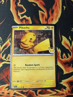 Pikachu (Pokemon Day 2026) 051/162 30th Anniversary Cosmos Holo - Image 1