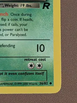 Dark Gloom #36/82 Unlimited Pokemon Team Rocket - Image 5