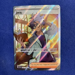 Jacq 236/198 Full Art Ultra Rare Pokemon TCG Scarlet & Violet Pokemon TCG NM - Image 1