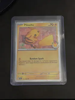 Pikachu #051/162 [COSMOS] 2026 Pokemon Day 30th Anniversary Pokemon NM - Image 1