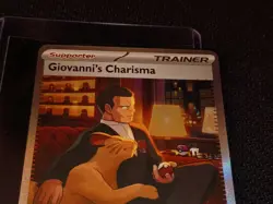 2023 POKEMON SV 151 #204/165 GIOVANNI'S CHARISMA SPECIAL ILLUSTRATION RARE - Image 2