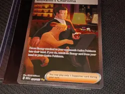 2023 POKEMON SV 151 #204/165 GIOVANNI'S CHARISMA SPECIAL ILLUSTRATION RARE - Image 3