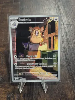 Team Rocket's Raticate 202/182 IR Pokemon TCG SV10: Destined Rivals - Near mint - Image 1