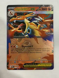 Mega Charizard X Ex 029 & Mega Charizard Y Ex 030 Black Star Promo Pokemon - Image 2