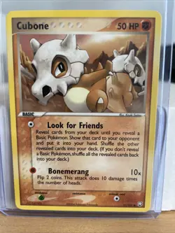 Pokemon Cubone 51/109 TRR EX Team Rocket Returns LP/NM - Image 1
