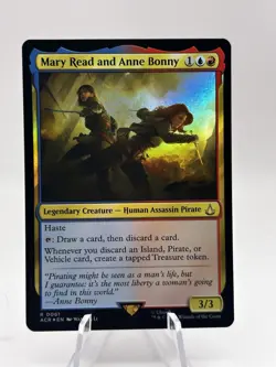 Mary Read and Anne Bonny 0061 Foil Assassin's Creed ACR MTG NM - Image 1