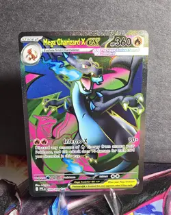 Mega Charizard X ex 109/094 Me02: Phantasmal Flames Holo NM/M - Image 1