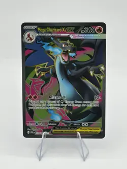 Mega Charizard X ex 109/094 ME02: Phantasmal Flames Ultra Rare Holo Near Mint - Image 1