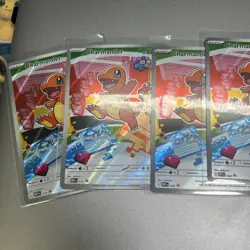 Pokemon First Partner MEP EN 038 Charmander Illustration rare Promo 7 CARD LOT - Image 2