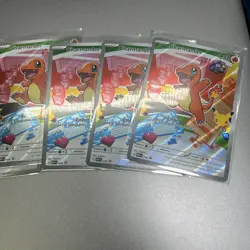 Pokemon First Partner MEP EN 038 Charmander Illustration rare Promo 7 CARD LOT - Image 4
