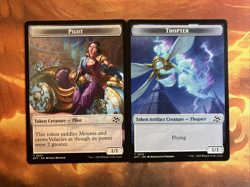 MTG 9 x Card Lot (3 x Land, 4 x Token & 2 x Art Card) Aetherdrift Near-Mint!! - Image 3