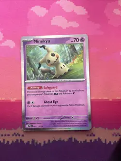Pokemon Card Mimikyu Paldea Evolved Holo Rare 097/193 Near Mint - Image 1