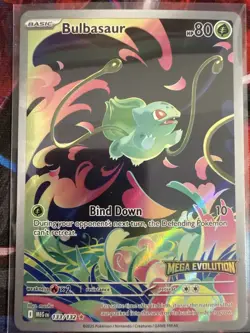 Bulbasaur - (Mega Evolution Stamped) 133/132 Miscellaneous Cards & Products Holo - Image 1
