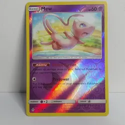 Mew - 76/214 - Holo Rare Reverse - Unbroken Bonds - Pokemon TCG Card - NM - Image 3
