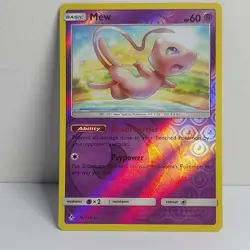 Mew - 76/214 - Holo Rare Reverse - Unbroken Bonds - Pokemon TCG Card - NM - Image 4